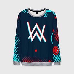 Мужской свитшот Alan walker - неон