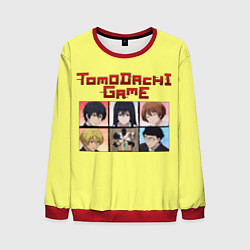 Свитшот мужской Tomodachi Game: аниме, цвет: 3D-красный