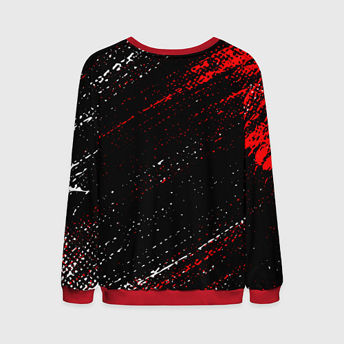 Мужской свитшот Nasa краска / 3D-Красный – фото 2