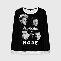 Свитшот мужской Depeche Mode portrait, цвет: 3D-белый