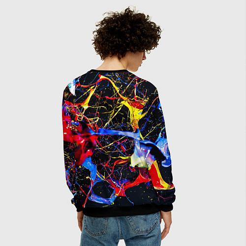 Мужской свитшот Super Mario Odyssey - Nintendo - видеоигра / 3D-Черный – фото 4