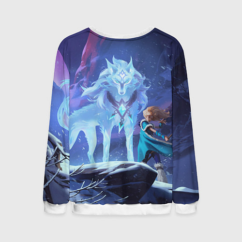 Мужской свитшот Новая личность Кристал Мэйдн / 3D-Белый – фото 2