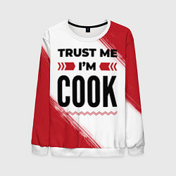 Мужской свитшот Trust me Im cook white