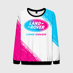 Мужской свитшот Land Rover neon gradient style