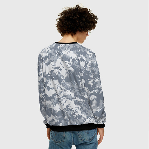 Мужской свитшот UCP камуфляж США / 3D-Черный – фото 4
