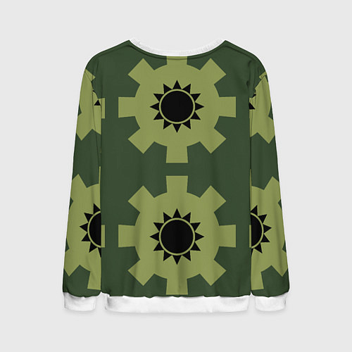 Мужской свитшот Зоро One Piece - Вано / 3D-Белый – фото 2