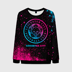 Мужской свитшот Leicester City - neon gradient