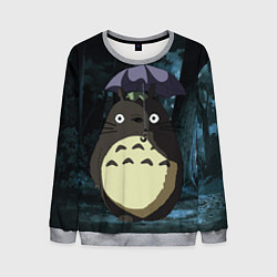 Мужской свитшот Totoro in rain forest