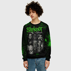 Свитшот мужской Slipknot, цвет: 3D-черный — фото 2