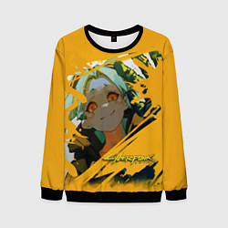 Свитшот мужской Ребекка из Киберпанка, цвет: 3D-черный