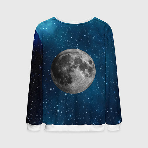 Мужской свитшот Планета Земля / 3D-Белый – фото 2