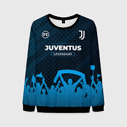 Свитшот мужской Juventus legendary форма фанатов, цвет: 3D-черный