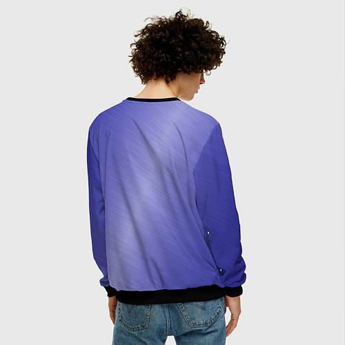 Мужской свитшот Бесплатный Wi-Fi навсегда / 3D-Черный – фото 4