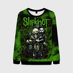 Мужской свитшот Slipknot green art