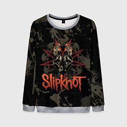 Свитшот мужской Slipknot dark satan, цвет: 3D-меланж