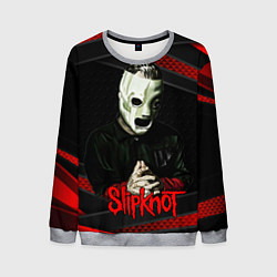 Свитшот мужской Slipknot black & red, цвет: 3D-меланж