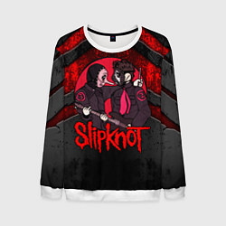 Мужской свитшот Slipknot black and red