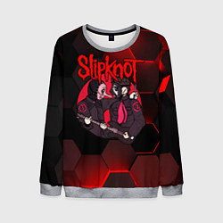 Свитшот мужской Slipknot art black, цвет: 3D-меланж