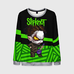 Свитшот мужской Slipknot dark green, цвет: 3D-меланж