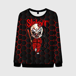 Свитшот мужской Slipknot объемные соты, цвет: 3D-черный