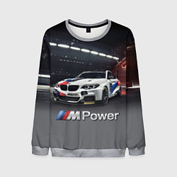 Свитшот мужской BMW M 240 i Racing - Motorsport - M Power, цвет: 3D-меланж