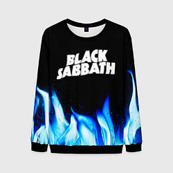 Мужской свитшот Black Sabbath blue fire