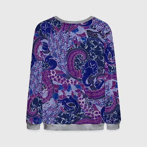 Мужской свитшот Морской кролик / 3D-Меланж – фото 2