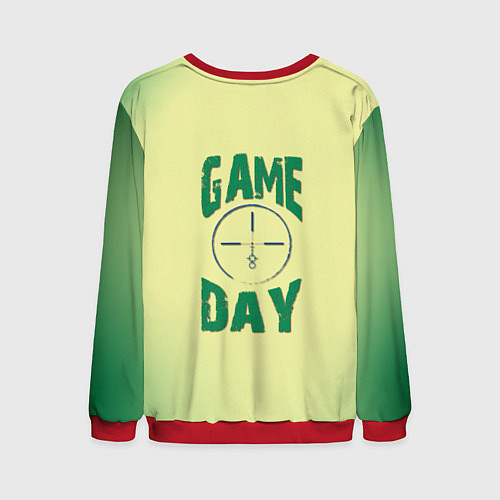 Мужской свитшот Game day / 3D-Красный – фото 2