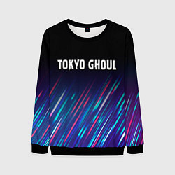 Свитшот мужской Tokyo Ghoul stream, цвет: 3D-черный
