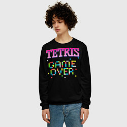 Свитшот мужской Tetris - Game Over, цвет: 3D-черный — фото 2