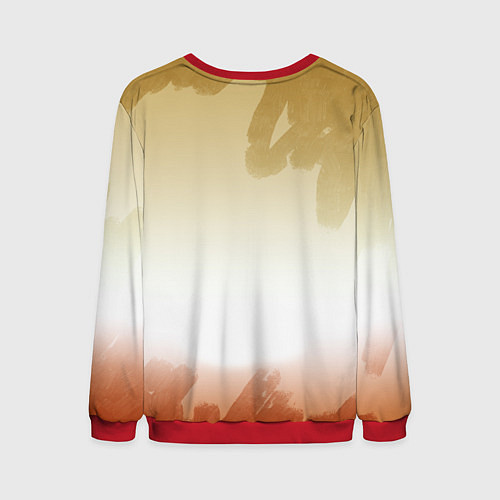 Мужской свитшот Брецель с пивом / 3D-Красный – фото 2