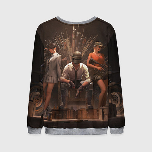 Мужской свитшот PUBG игра / 3D-Меланж – фото 2