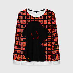 Свитшот мужской Undertale - Frisk smile, цвет: 3D-белый