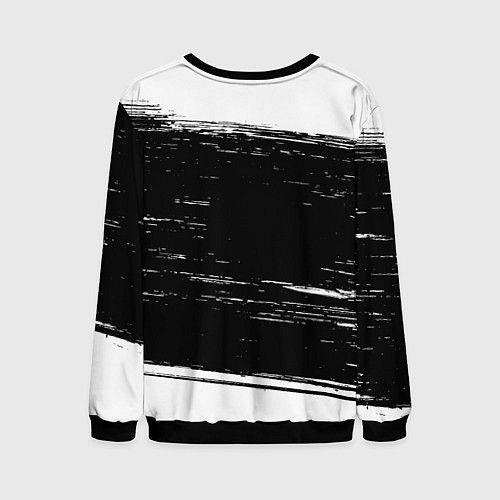 Мужской свитшот Кальянщик из России и герб РФ / 3D-Черный – фото 2