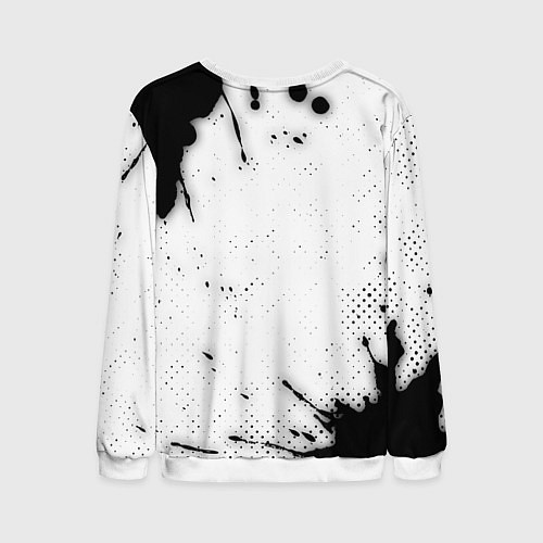 Мужской свитшот Worlds okayest entrepreneur - white / 3D-Белый – фото 2