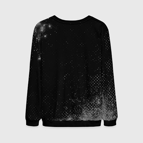Мужской свитшот На Земле с 1985: краска на темном / 3D-Черный – фото 2