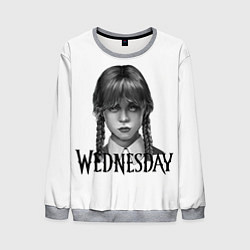 Мужской свитшот Уэнсдэй Аддамс - Wednesday