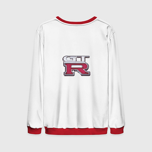 Мужской свитшот Skyline Godzilla GT-R 33 / 3D-Красный – фото 2