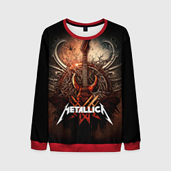 Мужской свитшот Metallica гитара и логотип