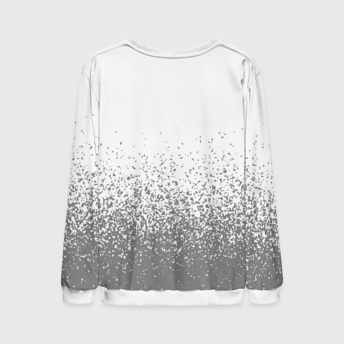 Мужской свитшот Глеб - в красной рамке на светлом / 3D-Белый – фото 2