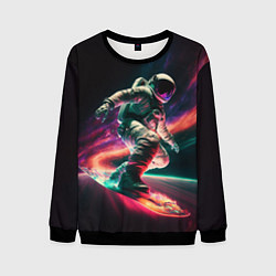 Мужской свитшот Cosmonaut space surfing