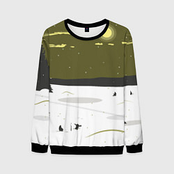 Мужской свитшот Зимняя рыбалка