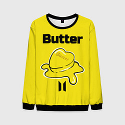 Свитшот мужской BTS butter, цвет: 3D-черный