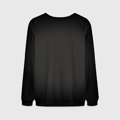 Мужской свитшот Черная виньетка для черного / 3D-Черный – фото 2