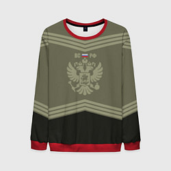 Свитшот мужской Двуглавый орел россии, цвет: 3D-красный
