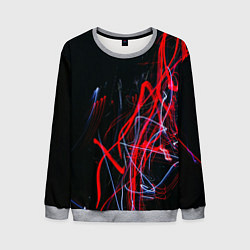 Мужской свитшот Дым искры цветные