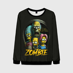 Мужской свитшот Simpsons zombie