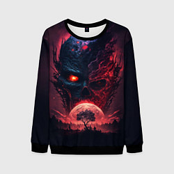 Свитшот мужской Планета демонов, цвет: 3D-черный