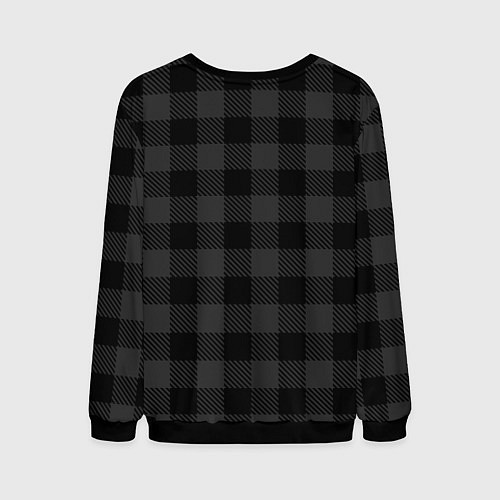 Мужской свитшот ФК Манчестер Юнайтед темный / 3D-Черный – фото 2