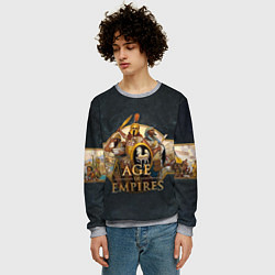 Свитшот мужской Age of Empires Эпоха империй, цвет: 3D-меланж — фото 2